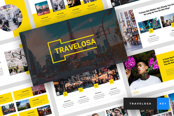 Travelosa - Japanese Keynote Template