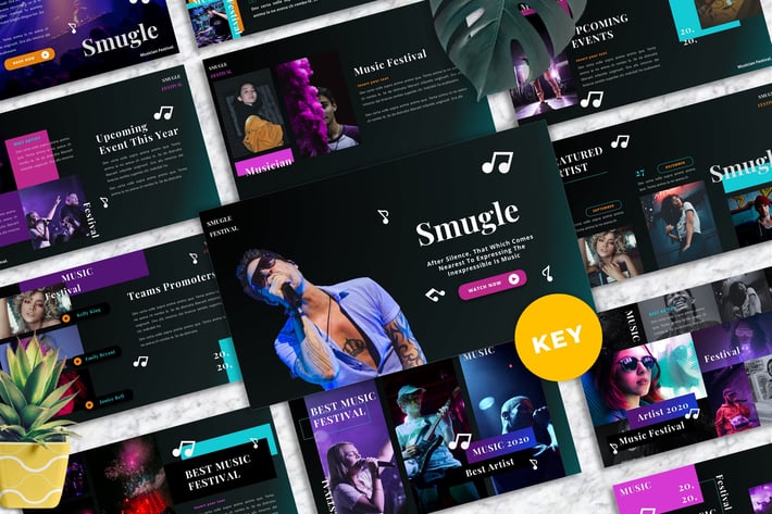 Smugle - Musician Keynote Templates