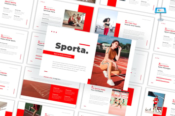 Sporta - Sport & Fitness Keynote Template