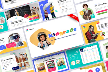 Kidgrade-Kindergarten & Preschool PowerPoint 