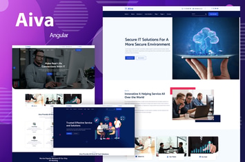 Aiva - Technology & IT Services Angular Template 