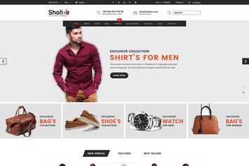 Shofixe - eCommerce PSD Template