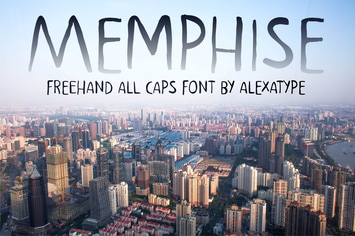 MEMPHISE - Freehand Font