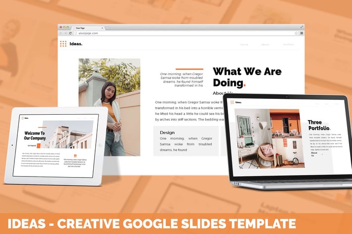 Ideas - Creative Google Slides Template