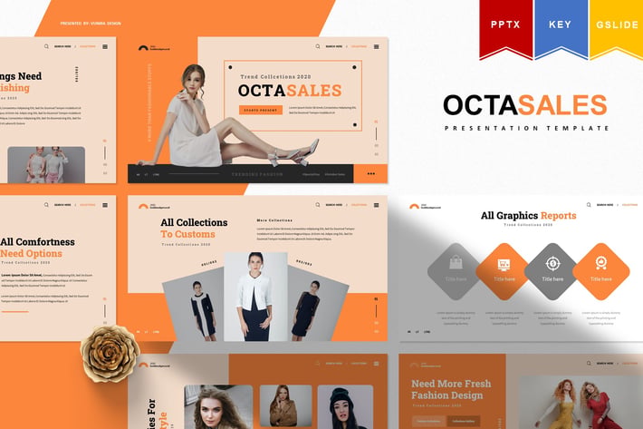 Octasales | Powerpoint, Keynote, Google Slides