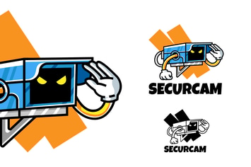 Security Camera - Mascot & Esport Logo