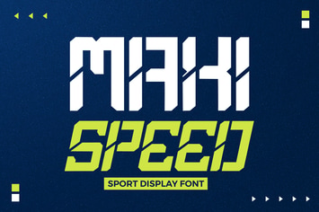 Maxispeed – The Ultimate Sport Display Font