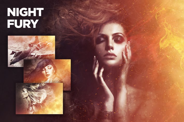 Night Fury Photoshop Action CS3+