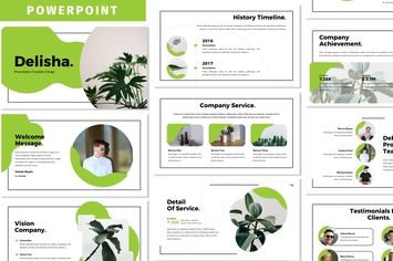 Delisha - Business Powerpoint Template