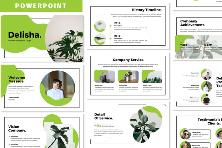 Delisha - Business Powerpoint Template