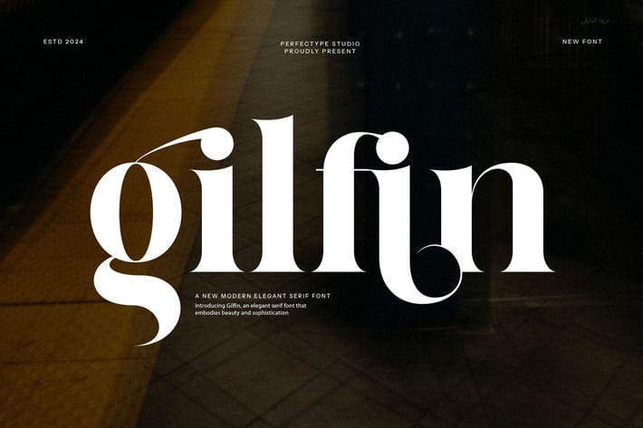Gilfin Elegant Ligature Serif Font