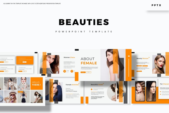 Beauties - Powerpoint Template