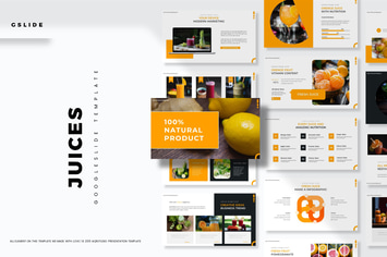 Juices - Google Slides Template