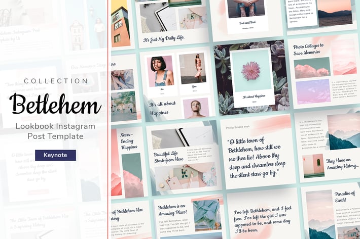 Betlehem - Instagram Post Template Keynote