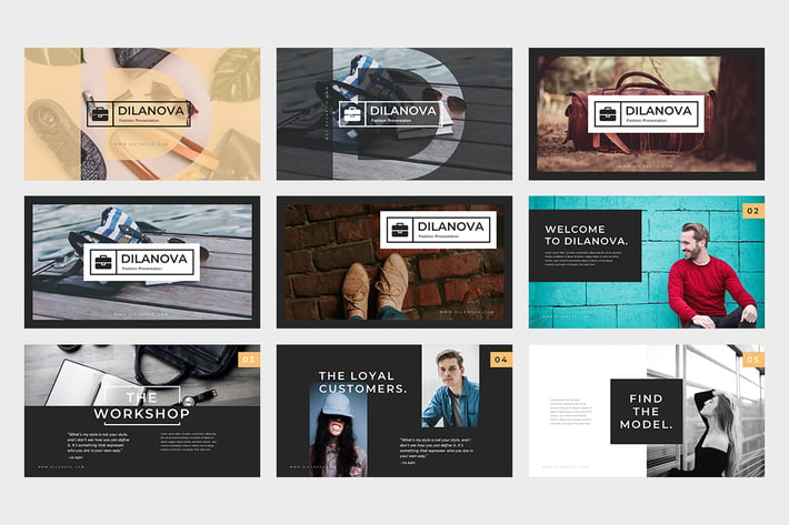 Dilanova : Fashion Powerpoint Presentation