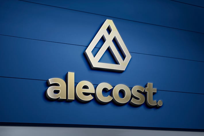 3D Metal Logo Mockup