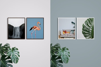 Minimalist Frame Mockup Pack 2