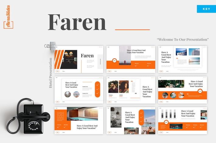 Faren - Hotel Keynote Presentation Template