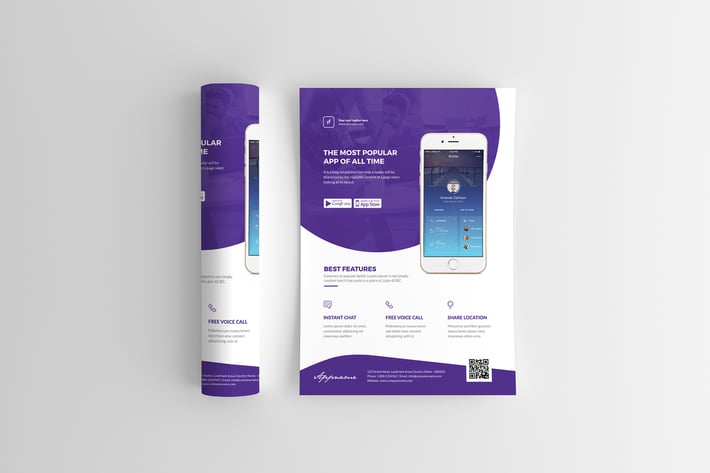 Mobile App Flyer