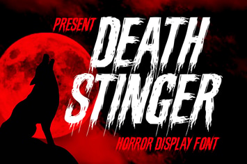 Death Stinger - Halloween Horror Font