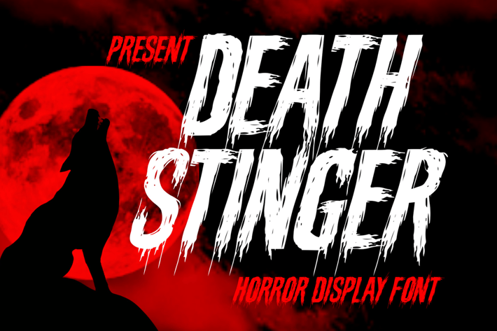Death Stinger - Halloween Horror Font