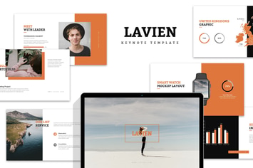 Lavien : Clean Minimal Lookbook Keynote 