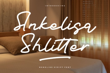Ankelisa Shlitter Monoline Script Font