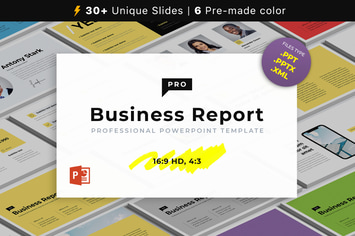 Business Report PRO PowerPoint Template