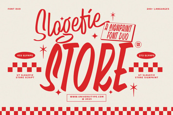 Slogefie Store Font Duo