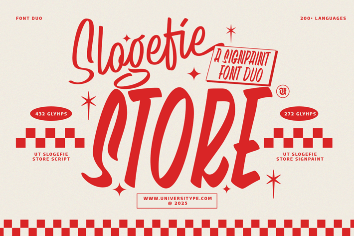 Slogefie Store Font Duo