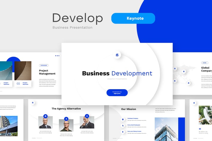 DEVELOP - Business Pitchdeck Keynote Template