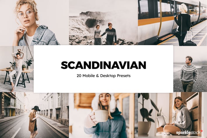 20 Scandinavian Lightroom Presets & LUTs