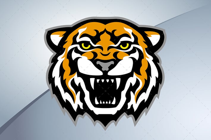 Tiger Head Mascot