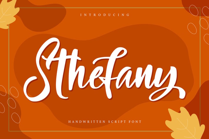 Sthefany | Handwritten Script Font