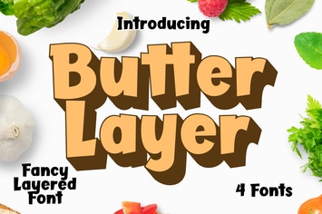 Butter Layer 4 Fonts