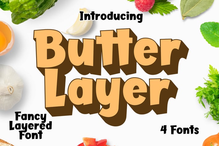 Butter Layer 4 Fonts
