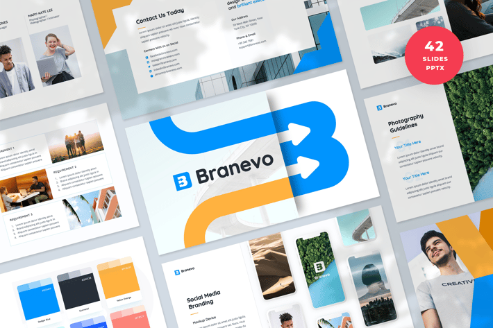 Brand Identity Presentation PowerPoint Template