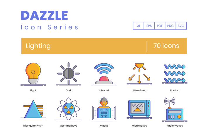 70 Lighting Icons