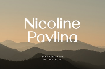 Nicoline Pavlina Modern Serif Font