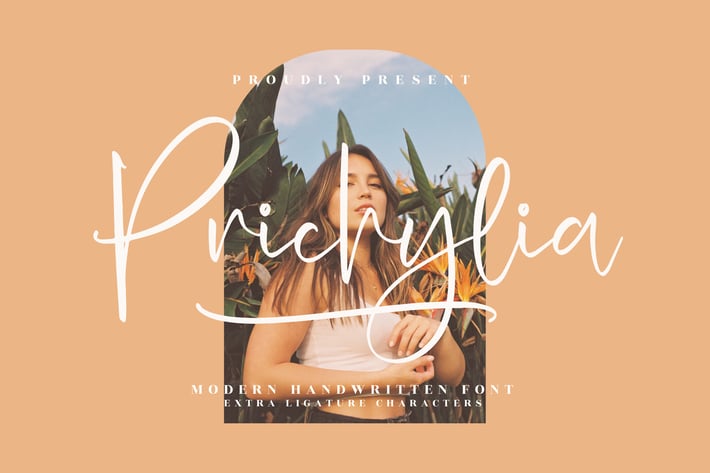 Prichylia Modern Handwritten Font