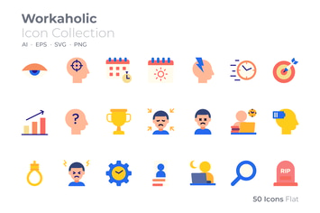 Workaholic Color Icon