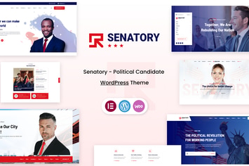 Senatory - Political Candidate WordPress Theme 