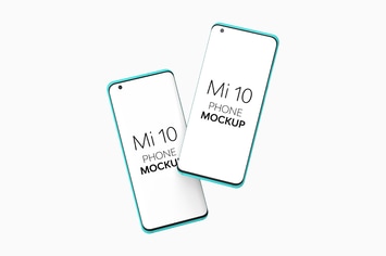 Mi 10 Phone Mockup