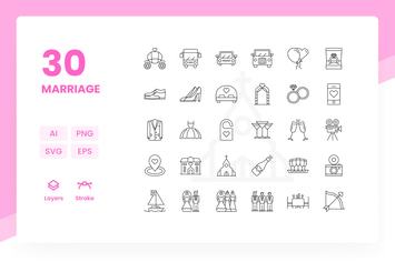 Marriage - Icons Pack (vol.3)