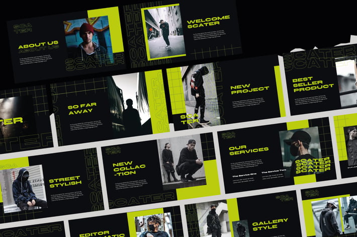  Scater - Powerpoint Template