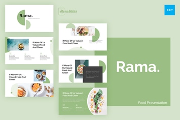 Rama - Food Keynote Presentation Template