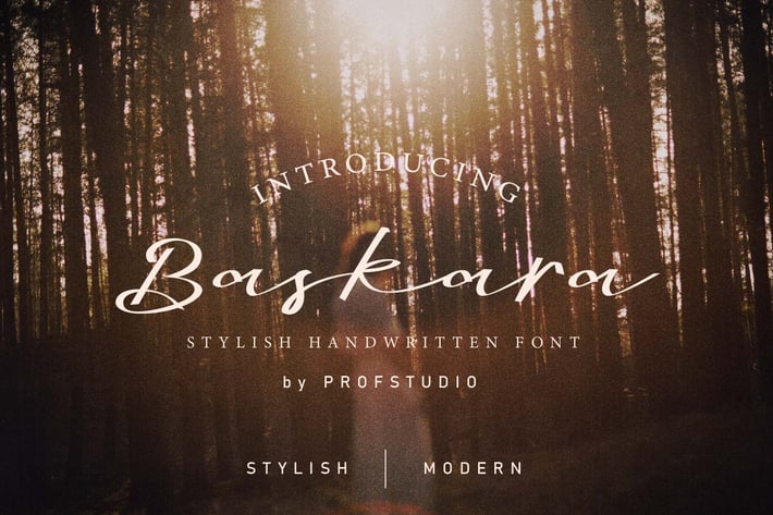 Baskara - Stylish Handwritten Font