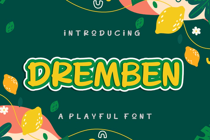 Dremben a Playful Font