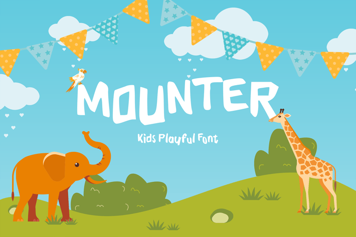 Mounter Kid Display Font
