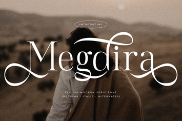 Megdira Stylish Modern Serif Font